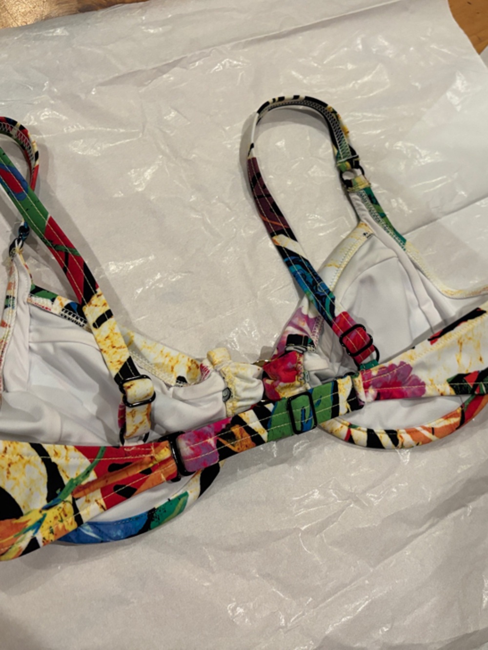 VENUS Multicolor Floral Underwire Bikini Top - Picture 4 of 5